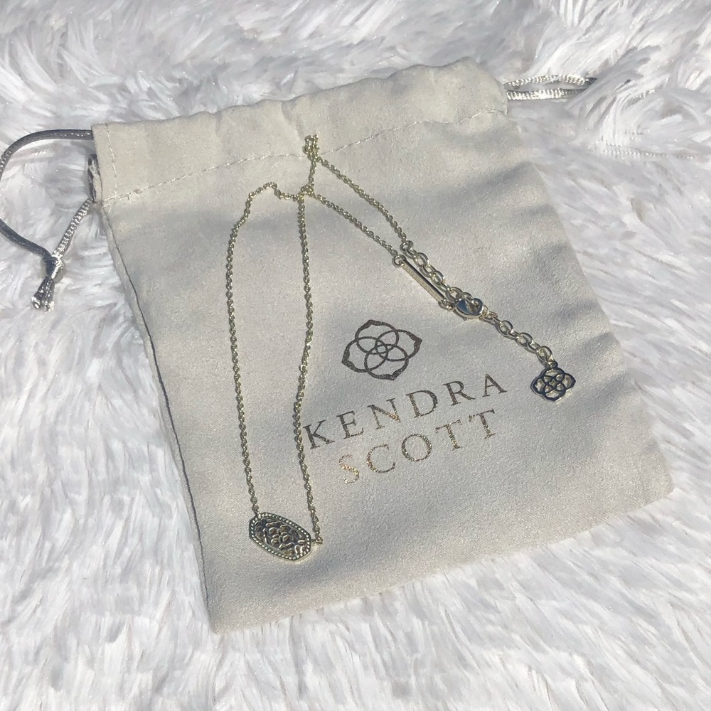 Kendra Scott Elisa Gold Filigree Necklace